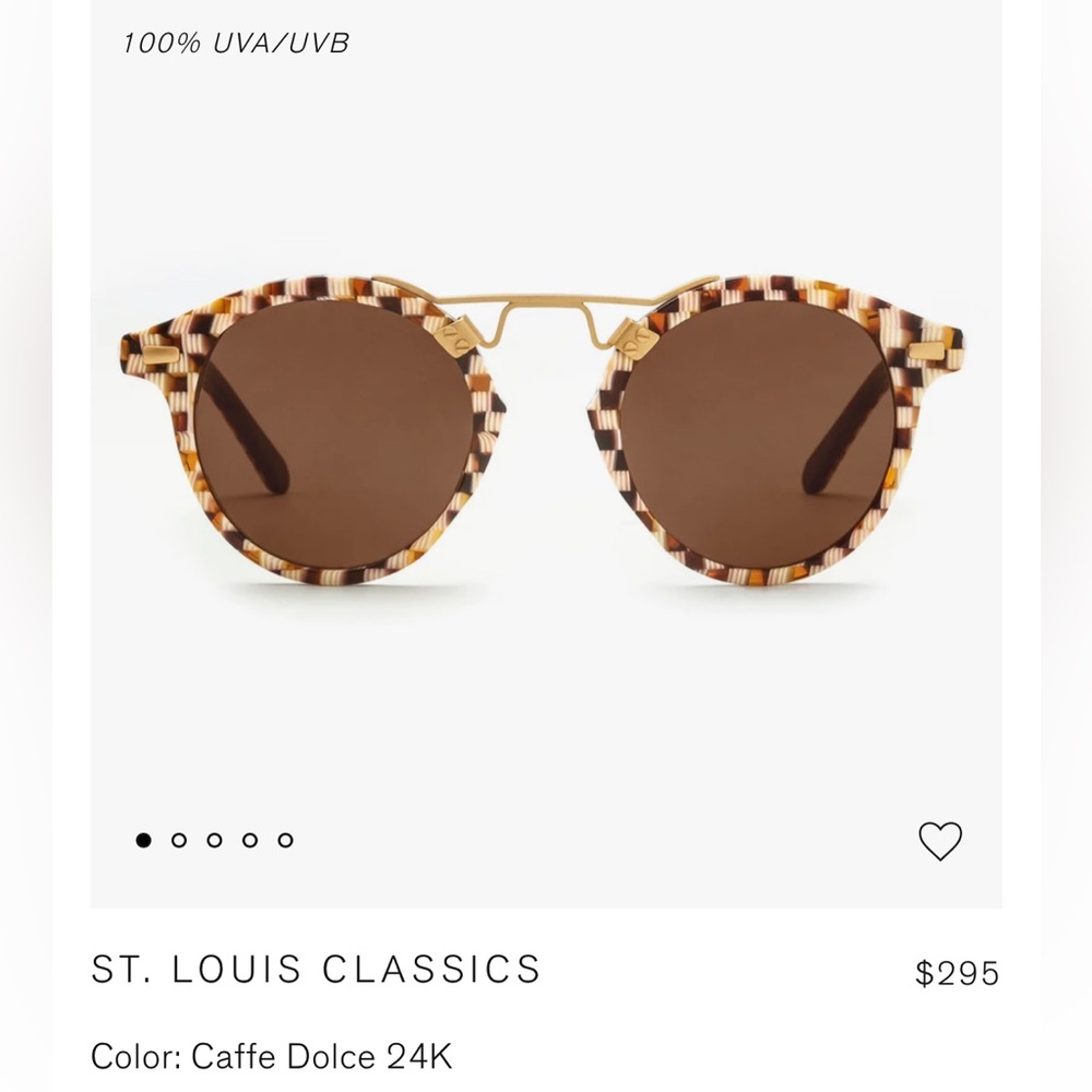 COPY - Krewe St. Louis Classics Sunglasses (Color Caffe Dolce 24K)